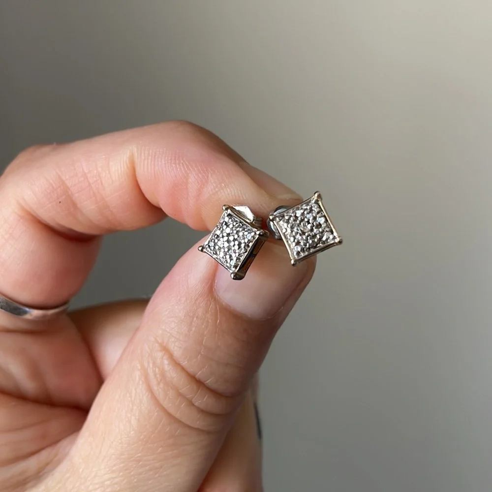 💖sold💖Set of sterling earrings - Picture 2 of 5